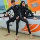 Couple wetsuit female jellyfish diving and snorkeling long-sleeved split suit surfing swimsuit