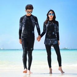 Korean diving suit women's split sun protection swimsuit long-sleeved long pants jellyfish suit quick-drying slimming surfing suit snorkeling swimsuit