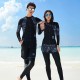 Korean diving suit women's split sun protection swimsuit long-sleeved long pants jellyfish suit quick-drying slimming surfing suit snorkeling swimsuit