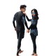 Korean diving suit women's split sun protection swimsuit long-sleeved long pants jellyfish suit quick-drying slimming surfing suit snorkeling swimsuit