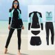 New couple wetsuit for men and women split jellyfish suit snorkeling surfing swimsuit suit quick drying sun protection