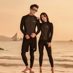 Korean diving suit for female couple, men's jellyfish suit, snorkeling suit, beach swimsuit, surfing suit