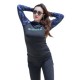 Korean large size wetsuit women's long-sleeved jellyfish swimsuit split sunscreen slimming snorkeling suit swimsuit