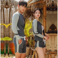 Korean diving suit women's split sun protection swimsuit long-sleeved long pants jellyfish suit quick-drying slimming surfing suit snorkeling swimsuit