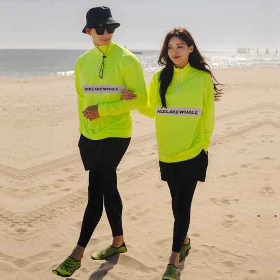 Korean diving suit for men and women long-sleeved jellyfish swimsuit split sunscreen slimming snorkeling suit swimsuit