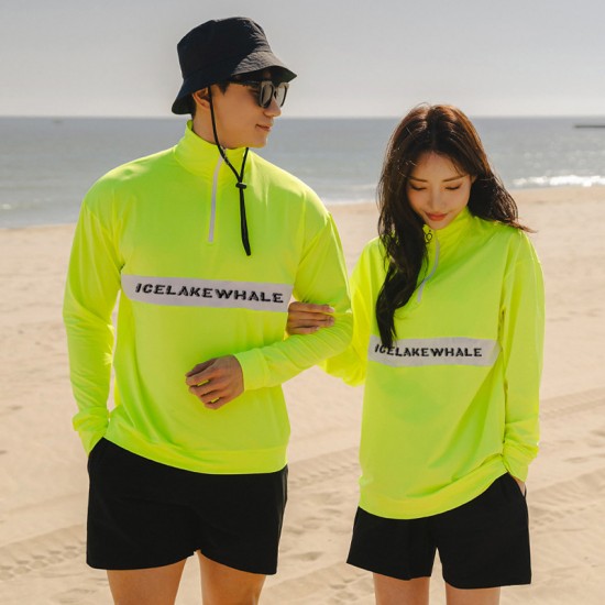Korean diving suit for men and women long-sleeved jellyfish swimsuit split sunscreen slimming snorkeling suit swimsuit