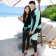 Korean diving suit for men and women long-sleeved jellyfish swimsuit split sunscreen slimming snorkeling suit swimsuit