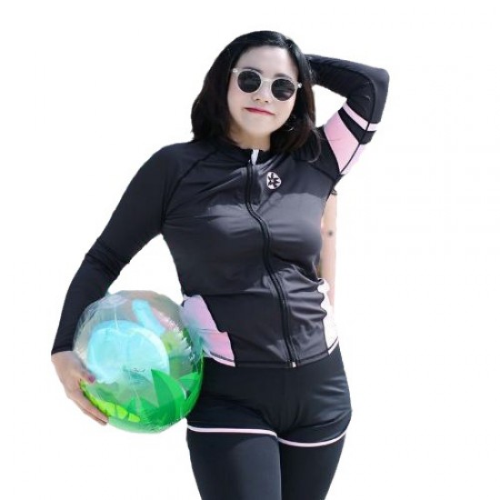 Korean diving suit women's long-sleeved couple's jellyfish swimsuit split sunscreen trousers snorkeling suit slimming