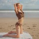 New style bikini one shoulder split high waist swimsuit for women