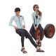Korean wetsuit female couple long-sleeved jellyfish swimsuit male split zipper sunscreen trousers snorkeling suit slimming