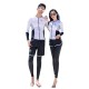 Korean wetsuit female couple long-sleeved jellyfish swimsuit split sunscreen trousers snorkeling suit slimming