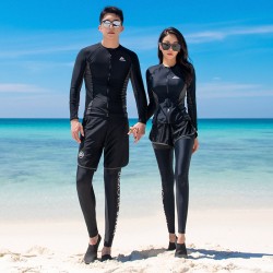 Korean diving suit women's split sun protection swimsuit long-sleeved long pants jellyfish suit quick-drying slimming surfing suit snorkeling swimsuit