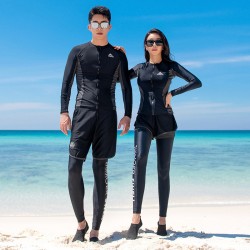 Korean diving suit women's split sun protection swimsuit long-sleeved long pants jellyfish suit quick-drying slimming surfing suit snorkeling swimsuit