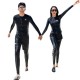 Korean diving suit women's split sun protection swimsuit long-sleeved long pants jellyfish suit quick-drying slimming surfing suit snorkeling swimsuit