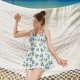 Korean couple skirt style women's suspender swimsuit split sun protection slimming men's swimsuit