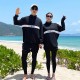 Korean diving suit women's split sun protection swimsuit long-sleeved long pants jellyfish suit quick-drying slimming surfing suit snorkeling swimsuit