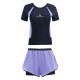 New swimsuit for plus size women conservatively covers belly and looks slim Korean ins fairy Fan Pingjiao two-piece hot spring swimsuit
