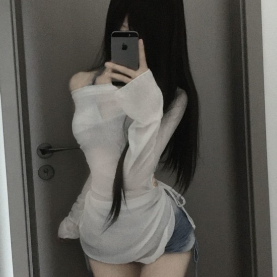 Korean hot girl sexy split bikini new swimsuit women's long-sleeved sun protection slim backless vacation