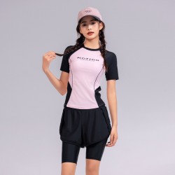 Korean wetsuit women's half-sleeved jellyfish swimsuit split sunscreen snorkeling suit slimming swimsuit