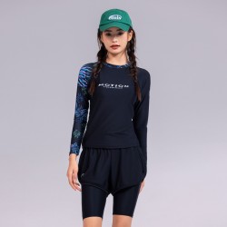 Korean wetsuit women's long-sleeved jellyfish swimsuit split sunscreen snorkeling suit slim swimsuit