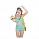 Pure desire small fragrance style high-end leisure resort hot spring photo bikini BIKINI split swimsuit for women
