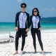 New wetsuit suit for men and women, covering belly, slimming, conservative color matching, long sleeves and trousers, surfing and snorkeling wholesale