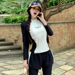 New Korean diving suit female jellyfish swimsuit split sunscreen slimming snorkeling suit swimsuit