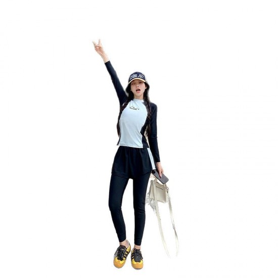 New Korean diving suit female jellyfish swimsuit split sunscreen slimming snorkeling suit swimsuit