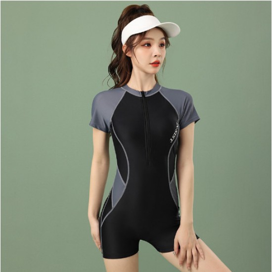 New swimsuit for women, one-piece skirt, fairy style cover belly, slimming and sexy Korean ins trend hot spring swimsuit