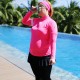 Swimsuit for women plus size fat mm split diving suit black sports sexy belly covering slimming hot spring swimsuit