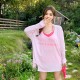 New style fat girl one-piece half-sleeved swimsuit for women to cover belly and look slimming, simple skirt style, conservative small breasts gathered for hot spring bathing