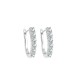 Sterling silver S925 moissanite ear hook small diamond earrings light luxury niche design high-end sense 2023 new hot style