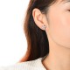 Sterling silver S925 moissanite cross earrings, cross-border hot-selling, universal for men and women, niche, luxury and high-end.