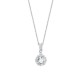 Pure silver S925 moissanite heavy industry flower purse necklace original design niche pendant light luxury design full of diamonds and luxury setting