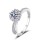 blue moissanite 
