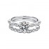 S925 silver moissanite colored diamond 1 carat four-claw stacked ring cross-border best-selling source spot wholesale diamond ring