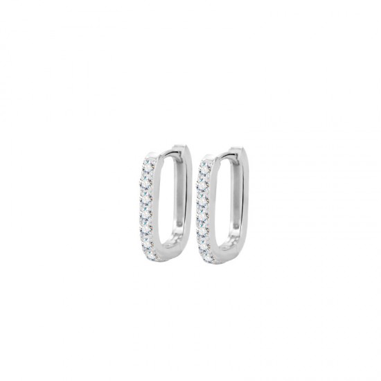 Sterling silver S925 moissanite square earrings, high-end, exquisite and fashionable, high-end moissanite earrings, thick gold-plated and non-fading