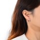 Sterling silver S925 moissanite square earrings, high-end, exquisite and fashionable, high-end moissanite earrings, thick gold-plated and non-fading