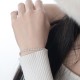 Sterling silver S925 moissanite tennis bracelet European and American beauty hip-hop silver tennis chain tennis does not fade high street